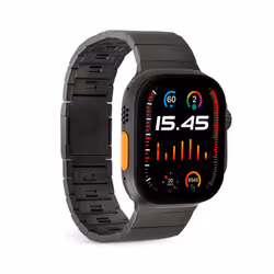 PURO PUAW44TITANBLK, Cinturino per orologio, Apple, Apple Watch Ultra/Ultra 2, Titanio, Titanio, 20 g