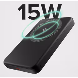 SBS TEBB5000QI2 batteria portatile 5000 mAh Carica wireless Nero
