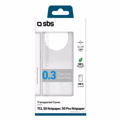 SBS TESKINTCL50NXTT custodia per cellulare Cover TCL 50 NxtPaper, 50 Pro NxtPaper TPU Trasparente - Vista aggiuntiva 2