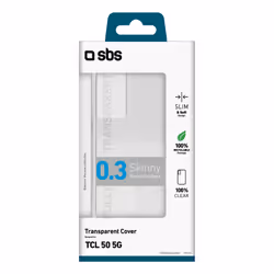 SBS TESKINTCL505GT custodia per cellulare Cover TCL 50 5G TPU Trasparente - Vista aggiuntiva 2