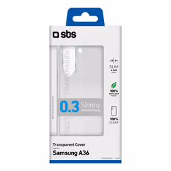 SBS TESKINSAA36T custodia per cellulare 17 cm (6.7") Cover Trasparente