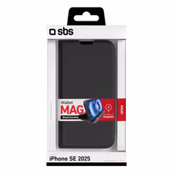 SBS TEWALMAGIPSE25K custodia per cellulare 15,5 cm (6.1") Custodia a libro Nero - Vista aggiuntiva 2