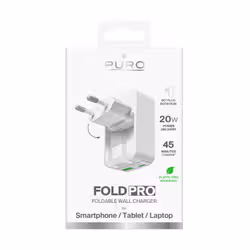 PURO Fold Pro Universale Bianco AC Ricarica rapida Interno - Vista aggiuntiva 2