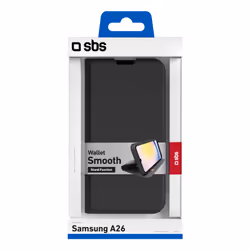 SBS TEWALSAA26K custodia per cellulare 16,8 cm (6.6") Custodia a borsellino Nero