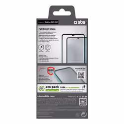 SBS TESCRFCREC61 protezione per lo schermo e il retro dei telefoni cellulari Pellicola proteggischermo trasparente realme 1 pz - Vista aggiuntiva 3