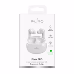 PURO PLAY PRO Auricolare Wireless In-ear Musica e Chiamate USB tipo-C Bluetooth Bianco - Vista aggiuntiva 2