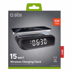 SBS TEWIRCLOCK sveglia Sveglia digitale Nero - Vista aggiuntiva 4