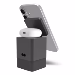 SBS TEWIRMAG105W Caricabatterie per dispositivi mobili Cuffie, Smartphone, Orologio intelligente, Universale Grigio AC Carica wireless Interno, Esterno - Vista aggiuntiva 3