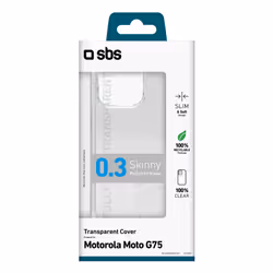 SBS TESKINMOG75T custodia per cellulare 17,2 cm (6.78") Cover Trasparente