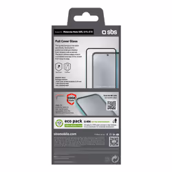 SBS TESCRFCMOG05 protezione per lo schermo e il retro dei telefoni cellulari Pellicola proteggischermo trasparente Motorola 1 pz - Vista aggiuntiva 3