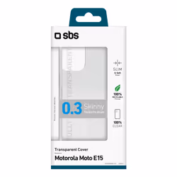 SBS Skinny custodia per cellulare 16,9 cm (6.67") Cover Trasparente - Vista aggiuntiva 2
