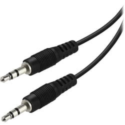 Vivanco VVAJACK10MMK cavo audio 1 m 3.5mm TRS Nero