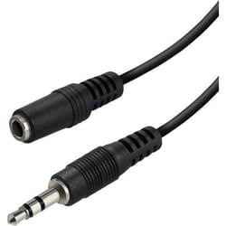 Vivanco VVAJACK15MFK cavo audio 1,5 m 3.5mm TRS Nero