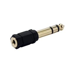Vivanco VVAJACKAD35F63MG adattatore per inversione del genere dei cavi 3.5mm 6.3mm Nero