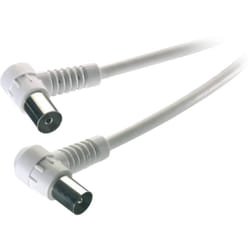 Vivanco VVANCABMF30090W cavo coassiale 3 m Bianco