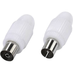 Vivanco VVANKITSOCPLUG connettore coassiale IEC 2 pz