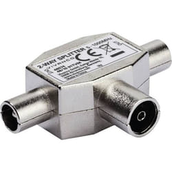 Vivanco VVANSHILD2M1F connettore coassiale 1 pz