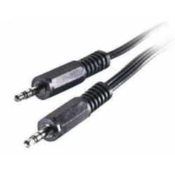 Vivanco VVAXJACK15MMK cavo audio 1,5 m 3.5mm Nero