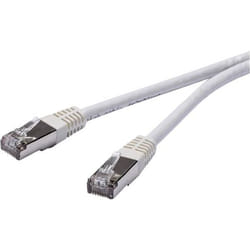 Vivanco VVITLAN5E100W cavo di rete Bianco 10 m Cat5e