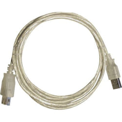 Vivanco VVITXUSB18MFK cavo USB USB 2.0 1,8 m USB A Trasparente