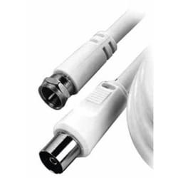 Vivanco VVSAT15COAXFMW cavo coassiale 1,5 m Tipo F Nero