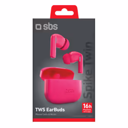 SBS TEEARTWSSPIKEP cuffia e auricolare True Wireless Stereo (TWS) In-ear Musica e Chiamate Rosa - Vista aggiuntiva 2