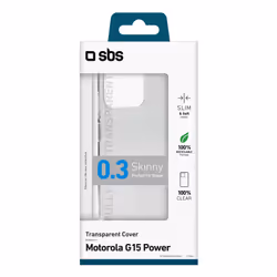 SBS Skinny custodia per cellulare 17,1 cm (6.72") Cover Trasparente - Vista aggiuntiva 2