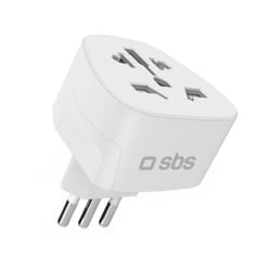 SBS TEADAPTITWORLD adattatore per presa di corrente Tipo L (IT) Universale Bianco