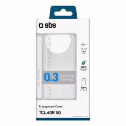SBS Skinny custodia per cellulare 17 cm (6.7") Cover Trasparente - Vista aggiuntiva 2
