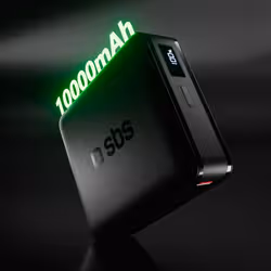 SBS TEBB10000HDPDLCDK batteria portatile Polimeri di litio (LiPo) 10000 mAh Nero - Vista aggiuntiva 3