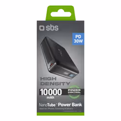 SBS TEBB10000HDPDLCDK batteria portatile Polimeri di litio (LiPo) 10000 mAh Nero - Vista aggiuntiva 4