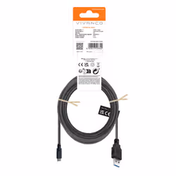 Vivanco VNITXMIUSBA15MMK cavo USB USB 2.0 1,5 m USB A Mini-USB B Nero - Vista aggiuntiva 3