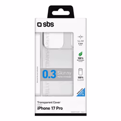 SBS TESKINIP1763PT custodia per cellulare 16 cm (6.3") Cover Trasparente - Vista aggiuntiva 2