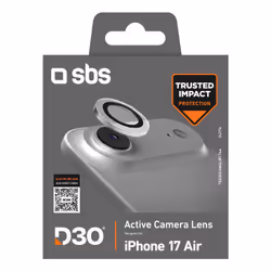 SBS TED3OCAMGLIP1766 protezione per lo schermo e il retro dei telefoni cellulari Protezione per obiettivo della fotocamera Apple 1 pz - Vista aggiuntiva 2