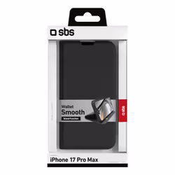 SBS TEWALIP1769K custodia per cellulare 17,5 cm (6.9") Custodia a borsellino Nero - Vista aggiuntiva 2