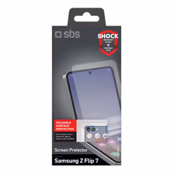 SBS TESCRSAZFLIP7 protezione per lo schermo e il retro dei telefoni cellulari Pellicola proteggischermo trasparente Samsung 1 pz - Vista aggiuntiva 2