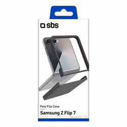 SBS TESILCOVSAZFLIP7K custodia per cellulare 17,5 cm (6.9") Cover Nero, Trasparente - Vista aggiuntiva 3