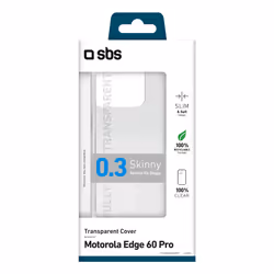 SBS TESKINMOE60PT custodia per cellulare Cover Edge 60 Pro TPU Trasparente - Vista aggiuntiva 2