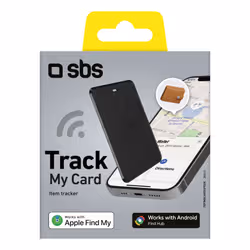 SBS TEFINDCARDAPGOK localizzatore e cercatore GPS Personale Smart card Finder Nero - Vista aggiuntiva 2
