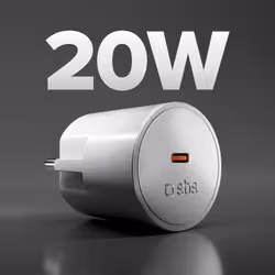 SBS TETRSCHU1CPD20 Caricabatterie per dispositivi mobili Universale AC Ricarica rapida Interno - Vista aggiuntiva 2