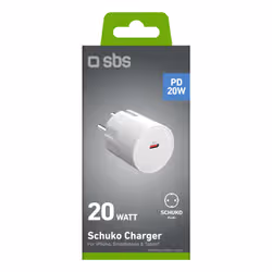 SBS TETRSCHU1CPD20 Caricabatterie per dispositivi mobili Universale AC Ricarica rapida Interno - Vista aggiuntiva 3