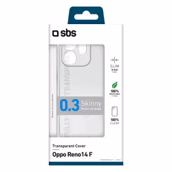 SBS TESKINOPRE14FT custodia per cellulare 16,7 cm (6.57") Cover Trasparente - Vista aggiuntiva 2