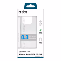 SBS Skinny custodia per cellulare 17,5 cm (6.9") Cover Trasparente - Vista aggiuntiva 2