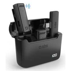 SBS TEKITMICCASEBTK microfono Nero Microfono a clip
