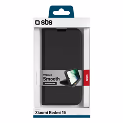 SBS TEWALXIR15K custodia per cellulare 17,5 cm (6.9") Custodia a borsellino Nero - Vista aggiuntiva 3