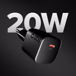 SBS TETRGAN1C20WK Caricabatterie per dispositivi mobili Smartphone, Tablet Nero AC Ricarica rapida Interno - Vista aggiuntiva 2