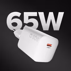SBS TETRGAN1C65WW Caricabatterie per dispositivi mobili Smartphone, Tablet Bianco AC Ricarica rapida Interno - Vista aggiuntiva 2