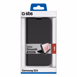 SBS TEWALSAS26K custodia per cellulare Custodia a borsellino Nero - Vista aggiuntiva 2