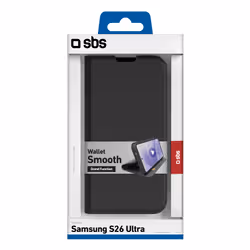 SBS TEWALSAS26UK custodia per cellulare Custodia a borsellino Nero - Vista aggiuntiva 2