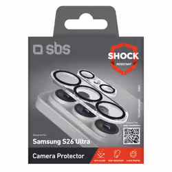 SBS TECAMGLSAS26U protezione per lo schermo e il retro dei telefoni cellulari Protezione per obiettivo della fotocamera Samsung 1 pz - Vista aggiuntiva 2